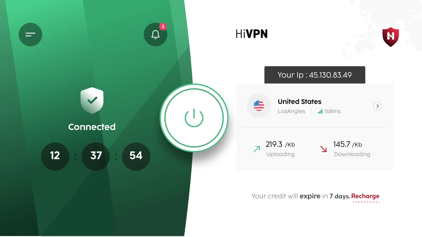 دانلود فیلترشکن برای تلویزیون اندروید HiVPN AndroidTV