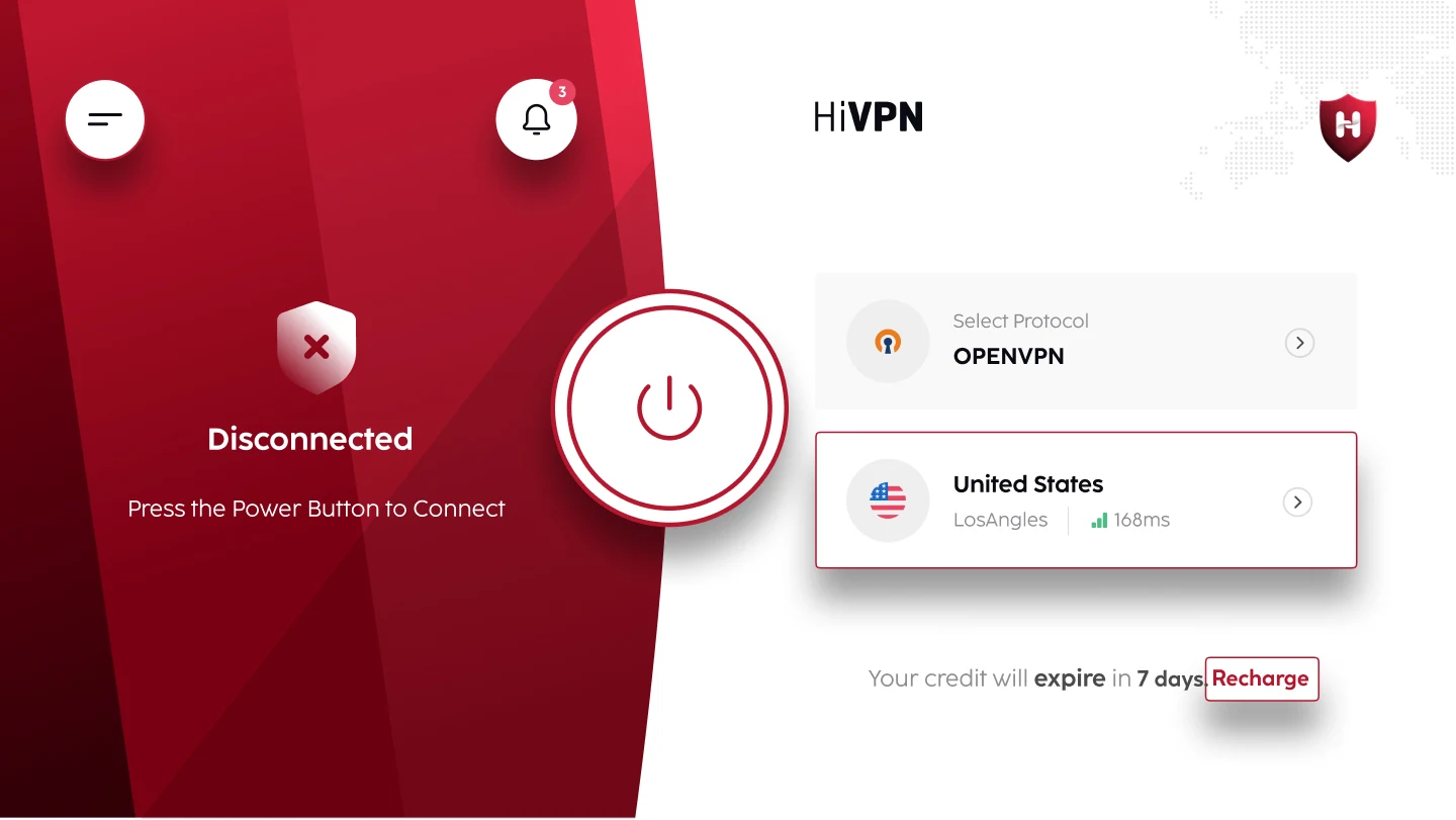 دانلود فیلترشکن برای تلویزیون اندروید HiVPN AndroidTV