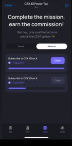 ایردراپ رایگان CEX.IO